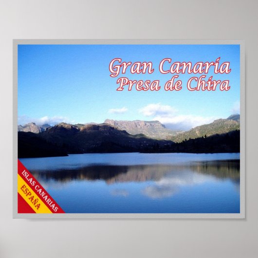 Spanje - Canarische eilanden - Gran Canaria - P Poster (Voorkant)