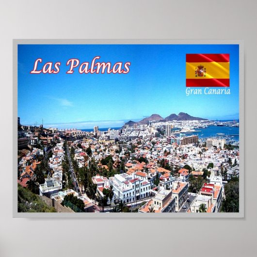 Spanje - Canarische eilanden - Gran Canaria - Poster (Voorkant)
