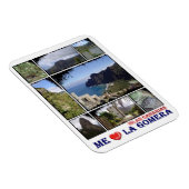 Spanje - Canarische eilanden - La Gomera - I Love  Magneet (Rechterzijde)
