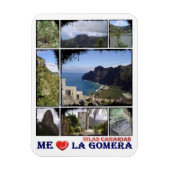 Spanje - Canarische eilanden - La Gomera - I Love  Magneet (Verticaal)