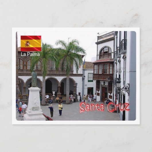 Spanje - Canarische eilanden - La Palma - Santa Cr Briefkaart (Voorkant)