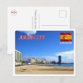 Spanje - Canarische eilanden - Lanzarote - Briefkaart (Voorkant / Achterkant)