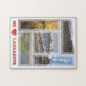 Spanje - Canarische eilanden - Lanzarote - I Love  Legpuzzel (Horizontaal)