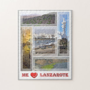 Spanje - Canarische eilanden - Lanzarote - I Love  Legpuzzel