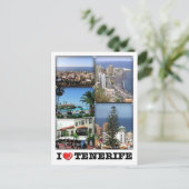 Spanje - Canarische Eilanden - Tenerife - I Love - Briefkaart (Staand voorkant)