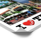 Spanje - Canarische Eilanden - Tenerife - I Love - Poster (Hoek)