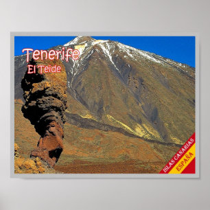 Spanje - Canarische eilanden - Tenerife - Poster