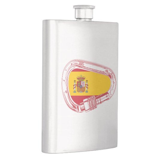 Spanje Carabiner Flag Flacon (Rechts)