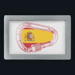 Spanje Carabiner Flag Gesp<br><div class="desc">Spanje is de thuisbasis van een van de beste klimmers ter wereld. Gestreepte, rotzooi en zelfs bergbeklimming, Spanje is een klimmecca!</div>