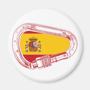 Spanje Carabiner Flag Magneet