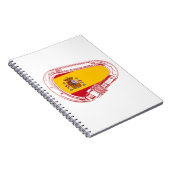 Spanje Carabiner Flag Notitieboek (Rechterzijde)