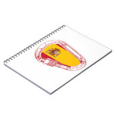 Spanje Carabiner Flag Notitieboek (Linkerzijde)