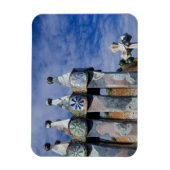 Spanje, Catalonië, Barcelona. Casa Batllo (1906) 2 Magneet (Verticaal)