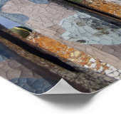 Spanje, Catalonië, Barcelona. Casa Batllo (1906) 2 Poster (Hoek)