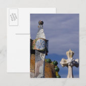 Spanje, Catalonië, Barcelona. Casa Batllo (1906) 3 Briefkaart (Voorkant / Achterkant)