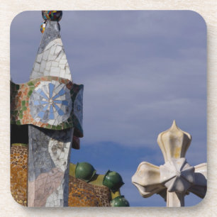 Spanje, Catalonië, Barcelona. Casa Batllo (1906).  Drankjes Onderzetter