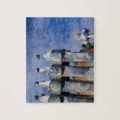 Spanje, Catalonië, Barcelona. Casa Batllo (1906).  Legpuzzel (Verticaal)