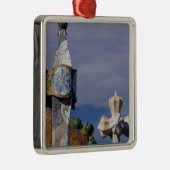 Spanje, Catalonië, Barcelona. Casa Batllo (1906). Metalen Ornament (Rechts)