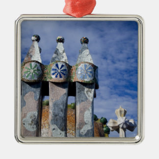 Spanje, Catalonië, Barcelona. Casa Batllo (1906). Metalen Ornament
