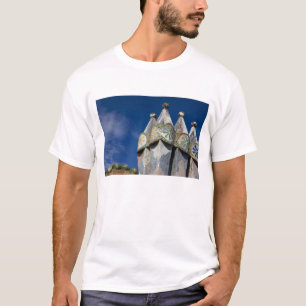 Spanje, Catalonië, Barcelona. Casa Batllo (1906). T-shirt