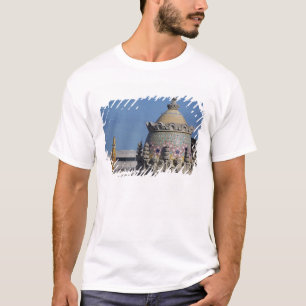 Spanje, Catalonië, Barcelona. Dak van Barcelona T-shirt