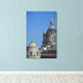 Spanje, Catalonië, Barcelona. Kop 2 van Barcelona Canvas Afdruk (Insitu (Houten vloer))