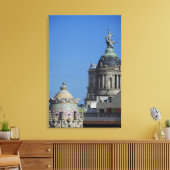 Spanje, Catalonië, Barcelona. Kop 2 van Barcelona Canvas Afdruk (Insitu (Woonkamer))