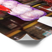 Spanje, Catalonië, Barcelona, La Boqueria-markt Poster (Hoek)