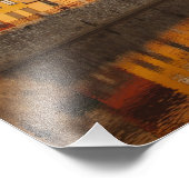 Spanje. Catalonië. Girona. Huisvesting op de Onyar Foto Afdruk (Hoek)