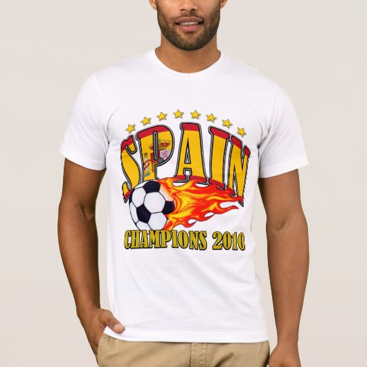 Spanje Champions 2010 T-shirt (Voorkant)