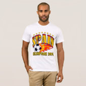 Spanje Champions 2010 T-shirt (Voorkant volledig)