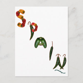 Spanje Chili Peppers Briefkaart