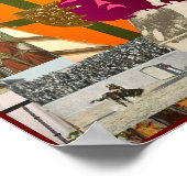 Spanje collage Spaanse cultuurcadeaus Poster (Hoek)