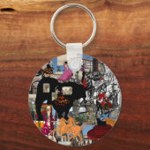 Spanje collage Spaanse cultuurcadeaus Sleutelhanger (Voorkant)
