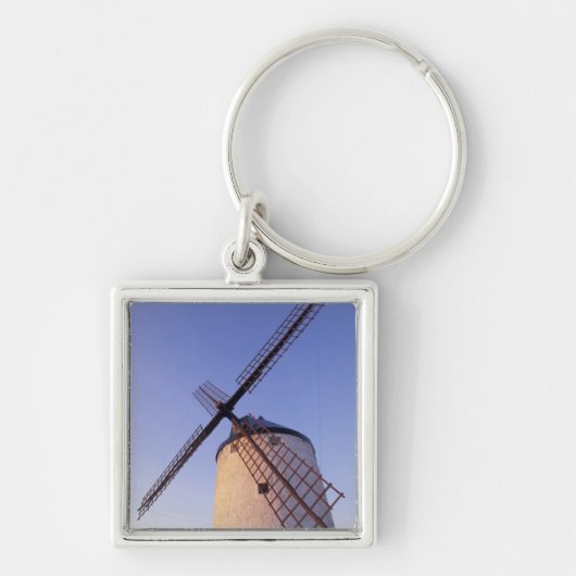 Spanje, Consuegra, Castile-La Mancha Windmolens 2 Sleutelhanger (Voorkant)