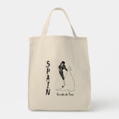 SPANJE Corrida de Toros (stierengevechten) Tote Bag (Achterkant)