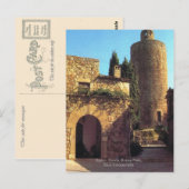 Spanje, Costa Brave Pals, Baix Emoporada Briefkaart (Voorkant / Achterkant)