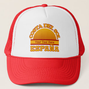 SPANJE Costa Del Sol aangepast pet - kies kleur