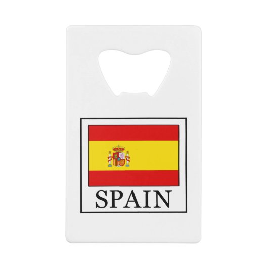 Spanje Creditkaart Flessenopener (Voorkant)