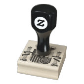 Spanje Crest Rubber Stamp Rubberstempel (Stempel)