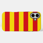 Spanje: de vlag van La Senyera Catalonia Case-Mate iPhone Case (Achterkant (horizontaal))