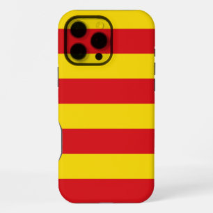 Spanje: de vlag van La Senyera Catalonia iPhone 16 Pro Max Hoesje