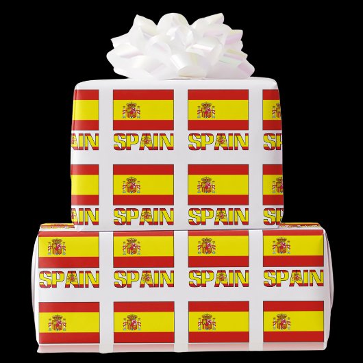 Spanje en de Spaanse vlag Cadeaupapier