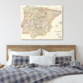 Spanje en Portugal 12 Canvas Afdruk (Insitu (Slaapkamer))