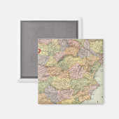 Spanje en Portugal 14 Magneet (Voorkant / Achterkant)