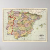 Spanje en Portugal 14 Poster (Voorkant)
