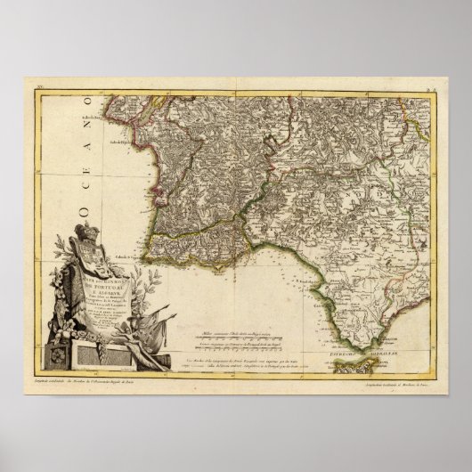 Spanje en Portugal 15 Poster (Voorkant)