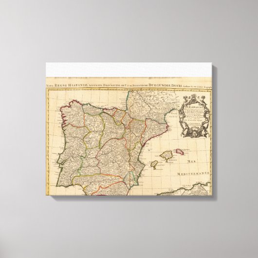 Spanje en Portugal 16 Canvas Afdruk (Voorkant)