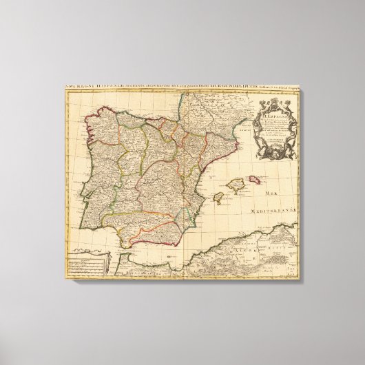 Spanje en Portugal 16 Canvas Afdruk (Voorkant)