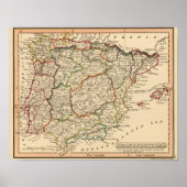 Spanje en Portugal 16 Poster (Voorkant)
